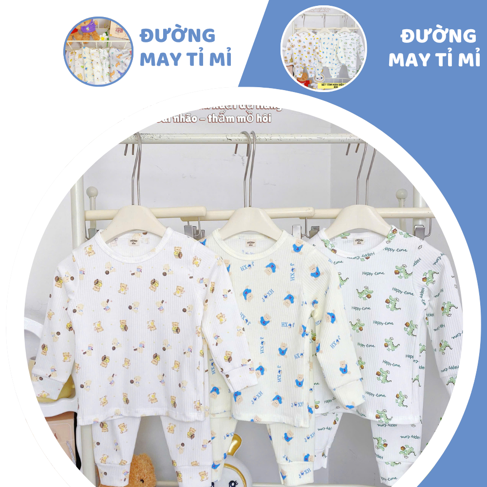 [À ƠI SHOP] Q54- set 3 bộ dài tay tăm hàn - a105.51