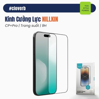 Kính Cường Lực Trong Suốt Full Màn Nillkin CP+PRO cho iPhone 17 Pro Max Có Khung Dán Chống Vỡ