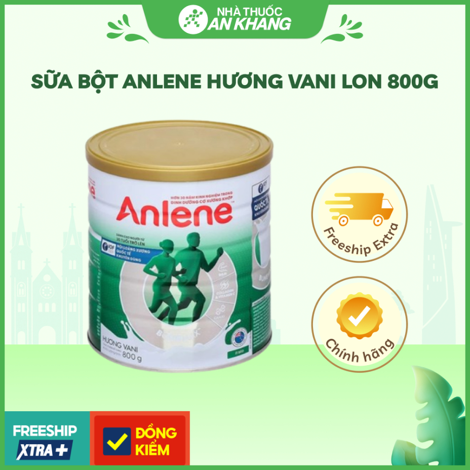 SỮA BỘT ANLENE HƯƠNG VANI LON 800G