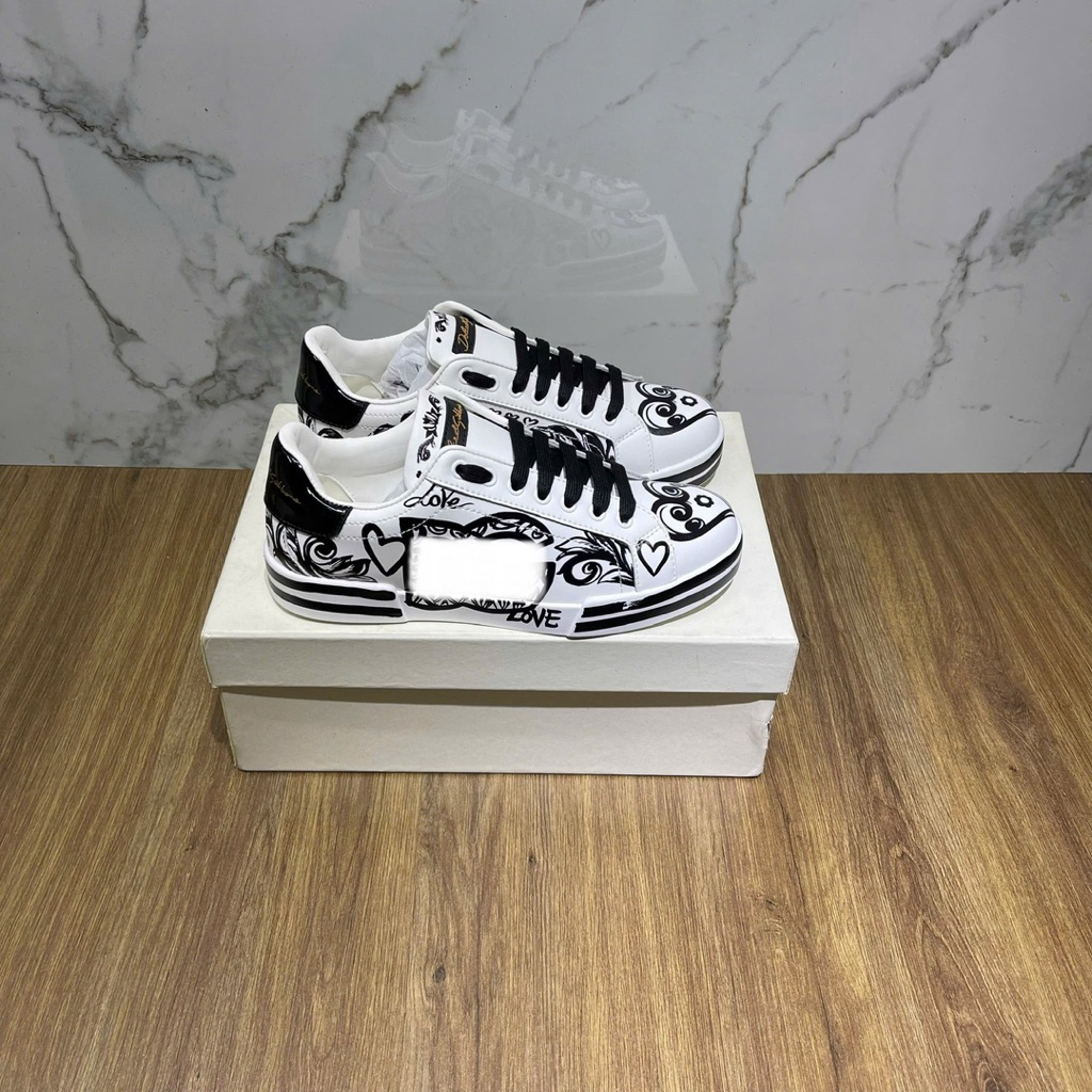 ⚡️[Hight Quality] Giày Sneakers D11H Co11etion With Full Box - Điểm Nhấn Dòng Chữ Đen Trắng Quanh Phối Màu Cao Cấp