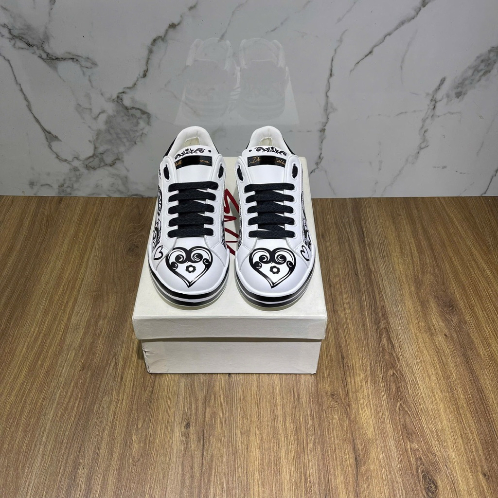⚡️[Hight Quality] Giày Sneakers D11H Co11etion With Full Box - Điểm Nhấn Dòng Chữ Đen Trắng Quanh Phối Màu Cao Cấp