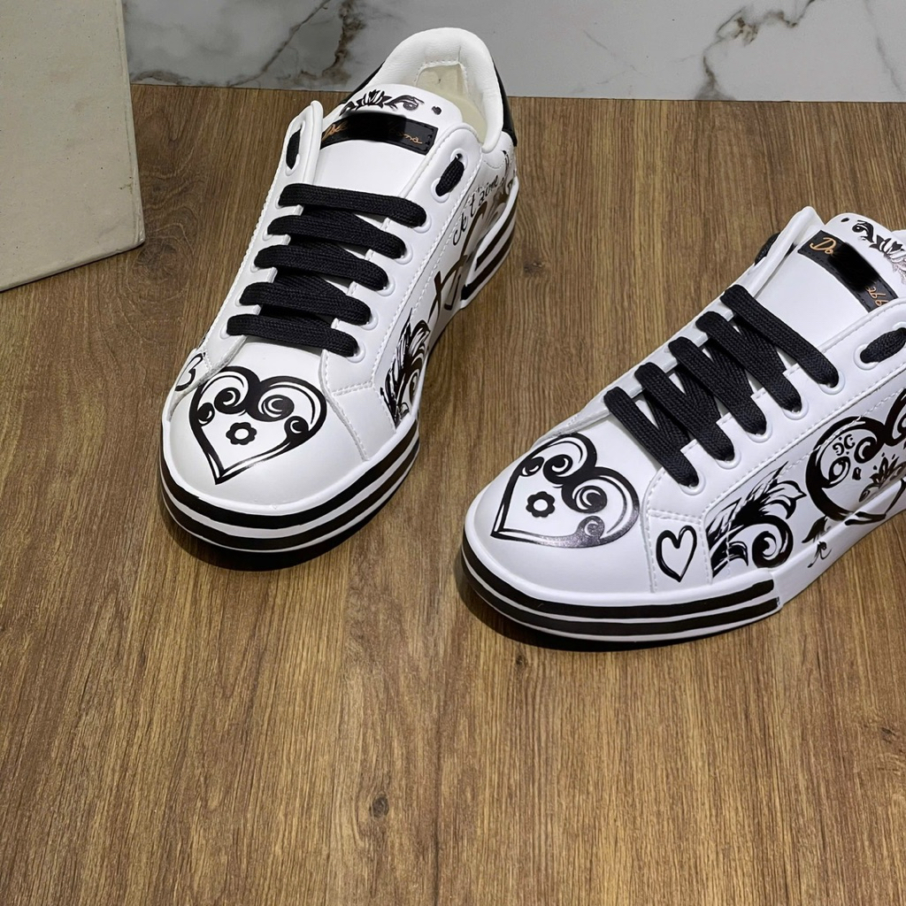 ⚡️[Hight Quality] Giày Sneakers D11H Co11etion With Full Box - Điểm Nhấn Dòng Chữ Đen Trắng Quanh Phối Màu Cao Cấp