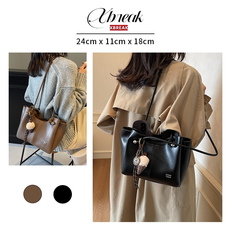XBREAK - Túi Tote Nữ 3 Ngăn Siêu Rộng 2025 | Kiểu Dáng Vintage Cao Cấp | Đa Năng Đi Làm