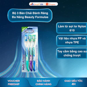 Bộ 3 Bàn Chải Đánh Răng Đa Năng Beauty Formulas