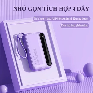 Nâng cấp mới nhất 20000 mAh điện thoại di động cung cấp điện dẫn màn hình kỹ thuật số sạc 4 thiết bị cùng một lúc