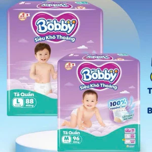 Bỉm quần Bobby Ultra+ đủ size M96/L88/XL76/XXL70