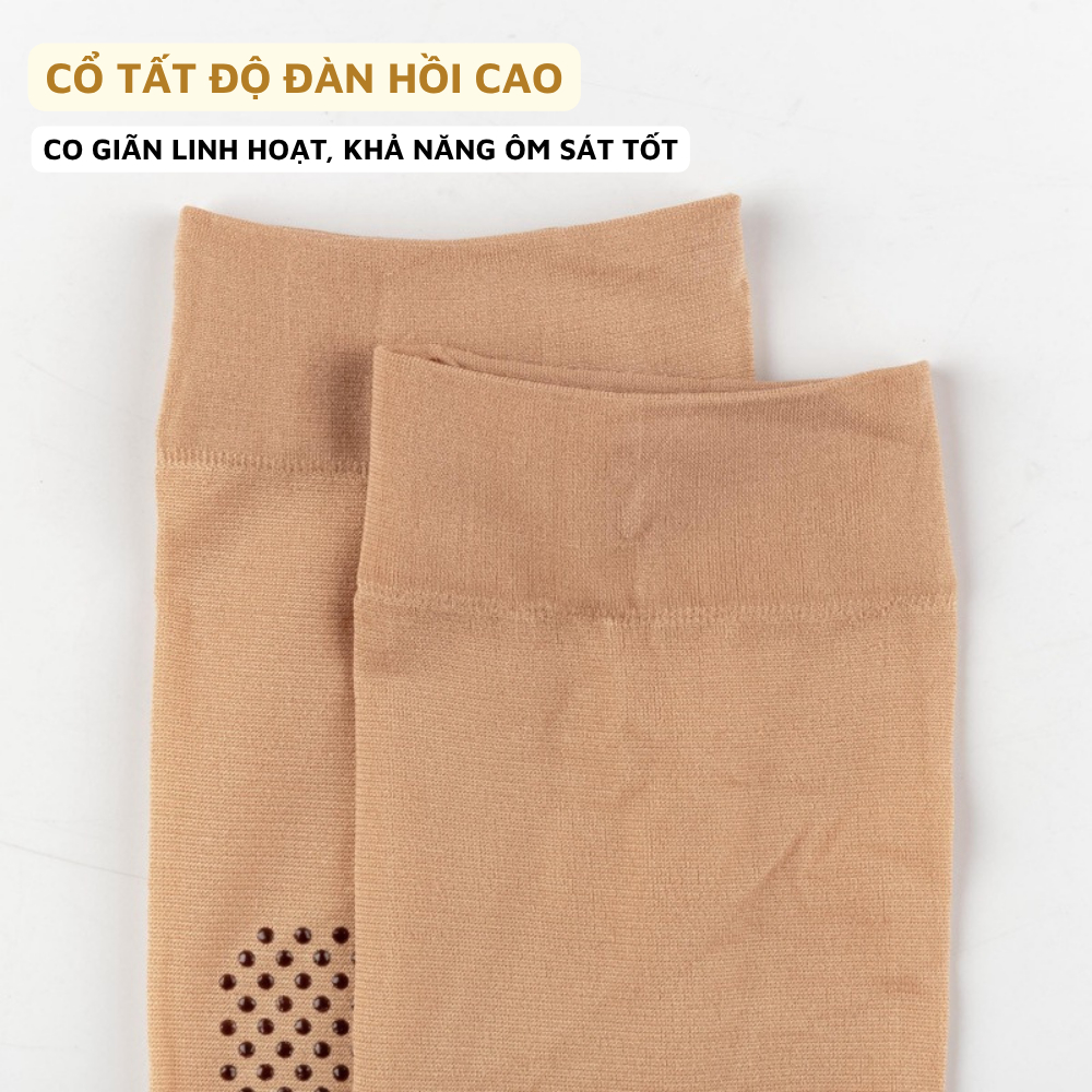 Tất Da Nữ Mỏng Nhẹ Chống Trơn Trượt, Vớ Nữ Cổ Ngắn Siêu Dai, Chống Nắng ZANABRA T5659