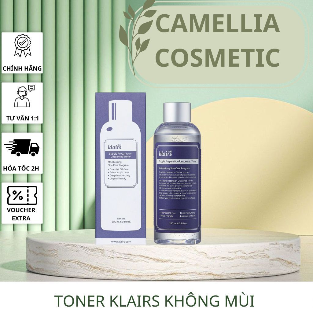 Toner Klairs (không hương liệu) [hàng công ty full tem vat]