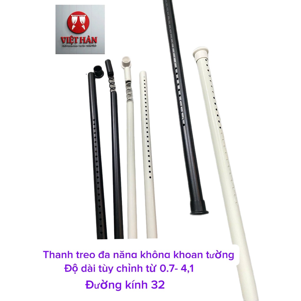 Thanh treo đa năng không khoan tường, không cần khoan đục ( RÈM CỬA VIỆT HÀN )