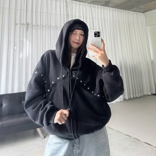 ÁO KHOÁC ZIP ĐÍNH NÚT BUTTON LINE FORM UNISEX NAM NỮ BOXY NHIỀU MÀU | SSSTORE.AESTHETIC