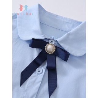Váy Cho Bé Gái, Váy SơMi Tay Cánh Tiên Tiểu Thư Mặc Hàng Ngày Đi Chơi Chất Liệu Cotton