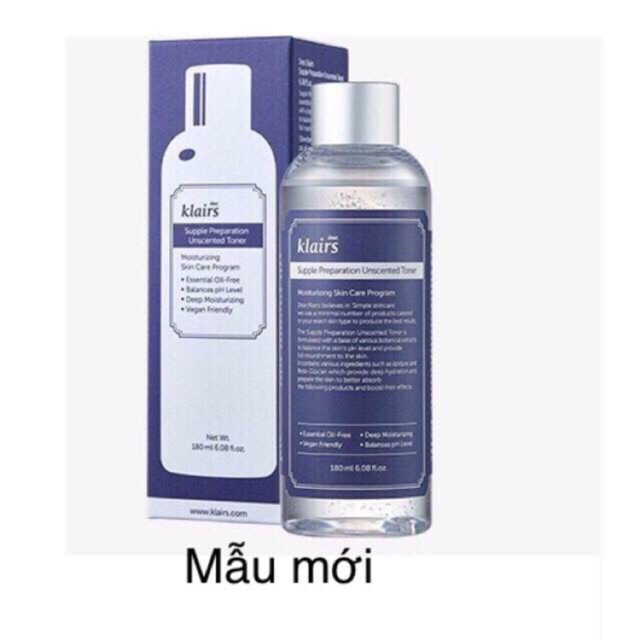 Toner Klairs (không hương liệu) [hàng công ty full tem vat]