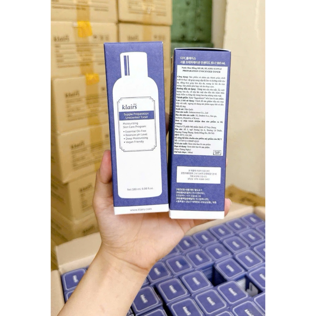 Toner Klairs (không hương liệu) [hàng công ty full tem vat]