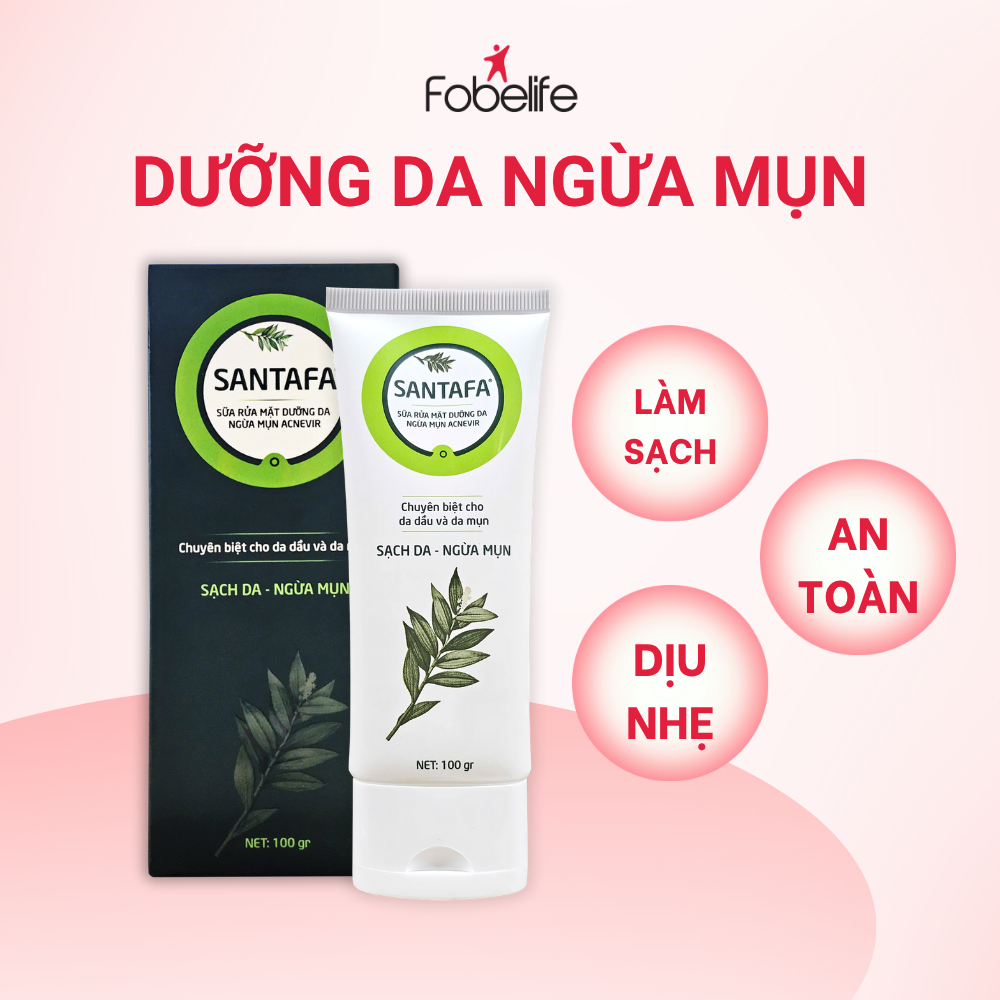 Sữa Rửa Mặt Acniver FOBE Giúp Làm Sạch Sâu Ngăn Ngừa Mụn, Giảm Thâm, Giảm Mụn N1