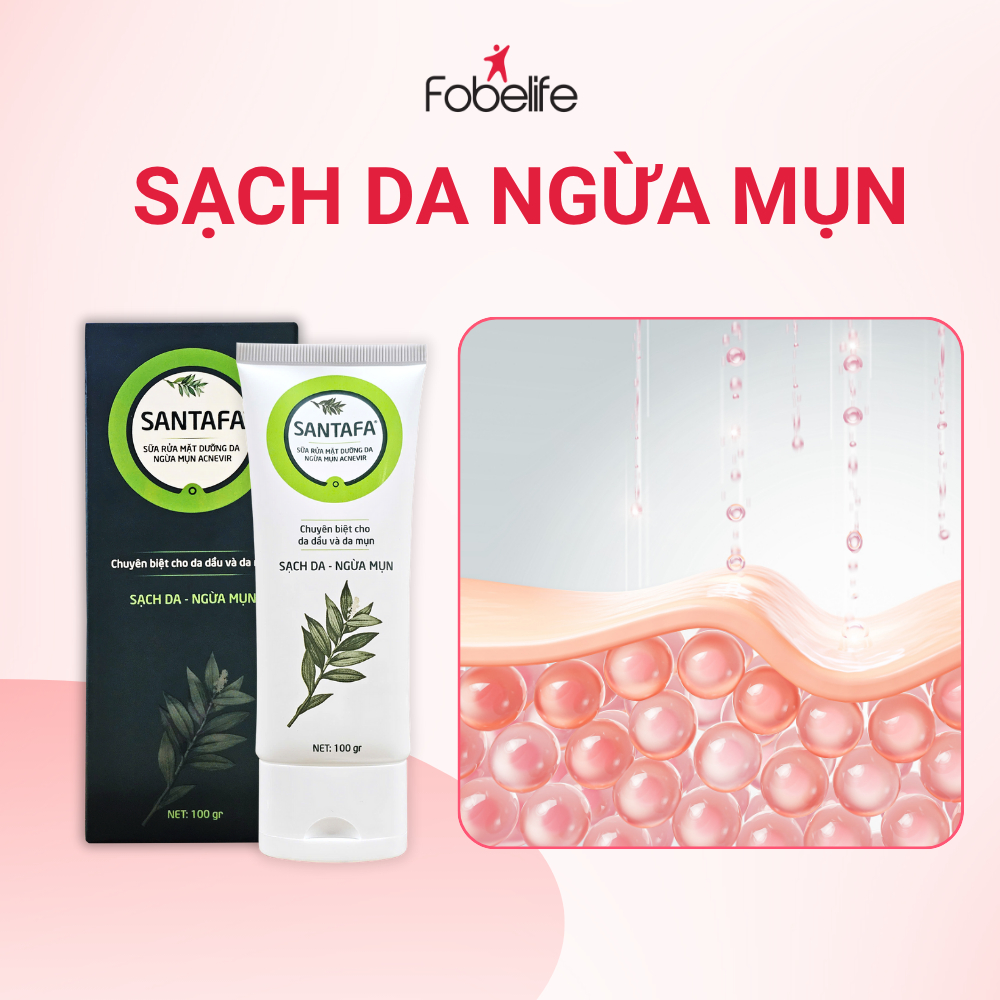 Sữa Rửa Mặt Acniver FOBE Giúp Làm Sạch Sâu Ngăn Ngừa Mụn, Giảm Thâm, Giảm Mụn N1