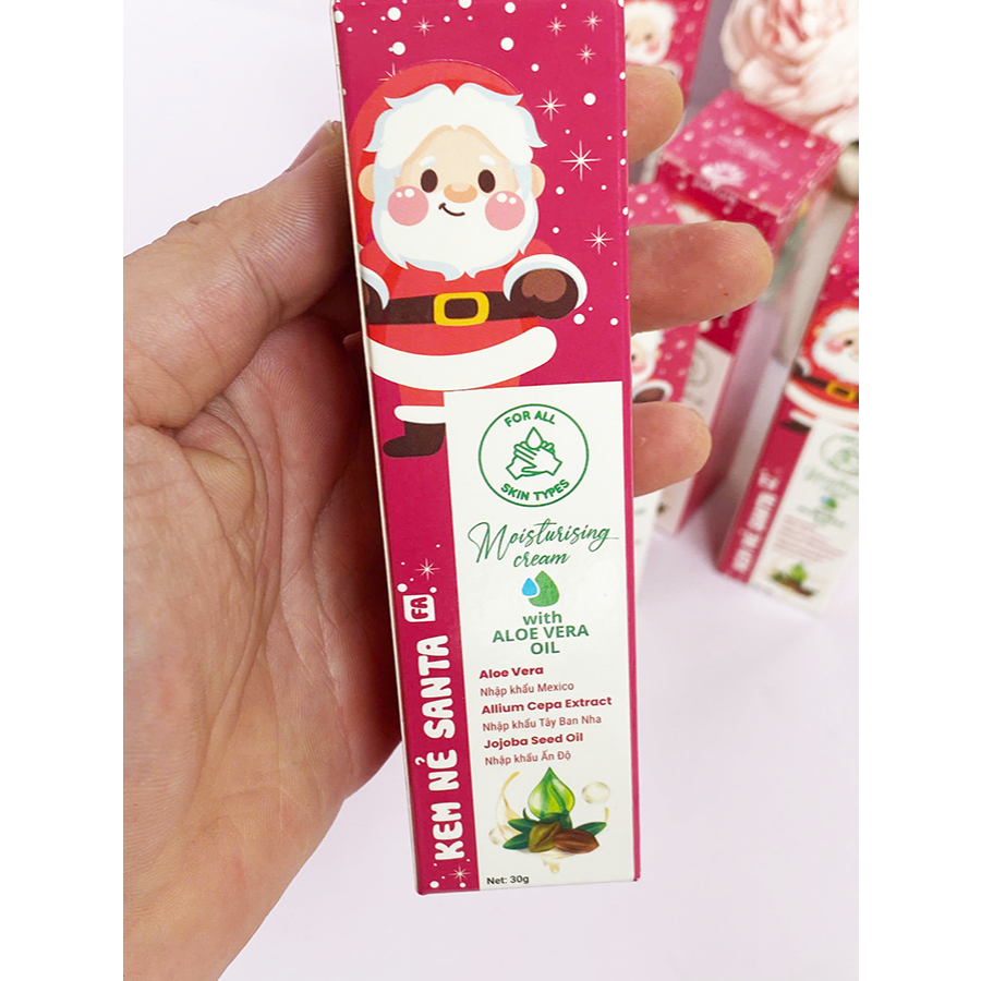 Kem Nẻ Dưỡng Ẩm Santafa Cho Bé, Hỗ Trợ Da Khô Nẻ, Nứt Gót, Chải Sần An Toàn Từ 6 Tháng Tuổi, Typ 30g