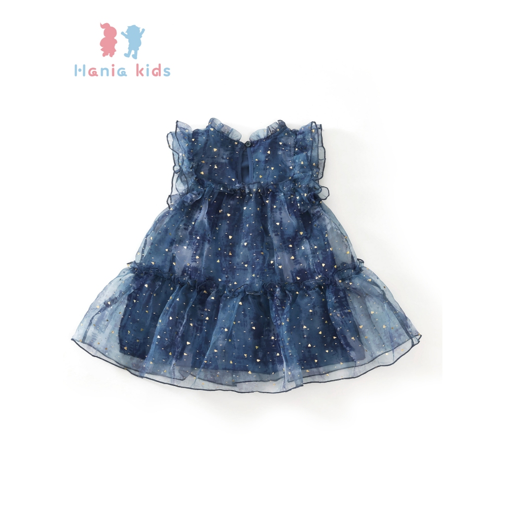 Váy Cho Bé Gái, Đầm Công Chúa Hania Kids Lấp Lánh Chất Liệu Voan Tơ Bồng Bềnh Sang Trọng