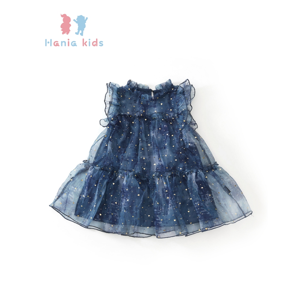 Váy Cho Bé Gái, Đầm Công Chúa Hania Kids Lấp Lánh Chất Liệu Voan Tơ Bồng Bềnh Sang Trọng