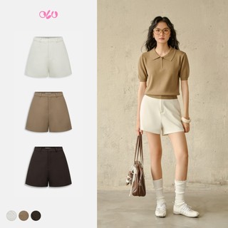 Quần OLV short kaki Leni nhiều màu phù hợp đi học đi chơi
