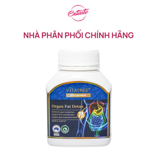Viên uống thải độc mỡ nội tạng Vitatree Organ Fat Detox hỗ trợ chuyển hoá chất béo hộp 60 viên