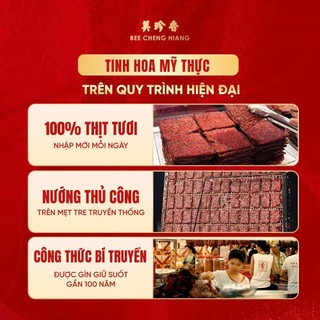 [COMBO 3 GÓI 900G] Bee Cheng Hiang [Heo Miếng Nướng 300g + Heo Băm Nướng 300g + Heo Miếng Cay Nướng 300g] - Bakkwa