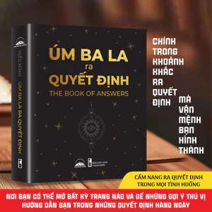 Sách - Úm Ba La Ra Quyết Định (The Book Of Answers) - Hiểu Minh