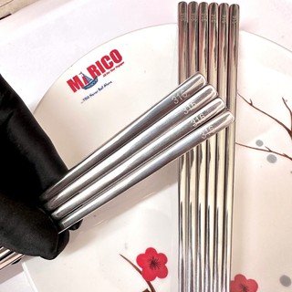 (  316 ) Set 5 đôi 10 đôi  đũa    inox  316  loại tốt có hộp - dua an com
