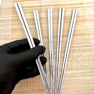 (  316 ) Set 5 đôi 10 đôi  đũa    inox  316  loại tốt có hộp - dua an com