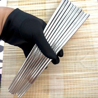 (  316 ) Set 5 đôi 10 đôi  đũa    inox  316  loại tốt có hộp - dua an com