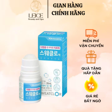 Lăn khử mùi Kwangdong Sweatclor khử mùi hôi nách nam nữ giảm thâm nách giảm mồ hôi nách khử mùi hôi 30ml