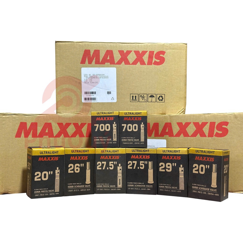 RUỘT SĂM XE ĐẠP MAXXIS  ULTRALIGHT  SIÊU MỎNG SIÊU NHẸ - ĐỦ CÁC THÔNG SỐ