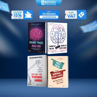 Combo Sách Quản Lý Trí Óc, Hãy Làm Việc Thông Minh, Mặt Trái Của Sự Không Chắc Chắn - Bizbooks