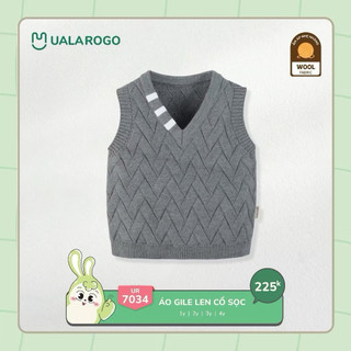 Áo gile len ualarogo sale 1-4y