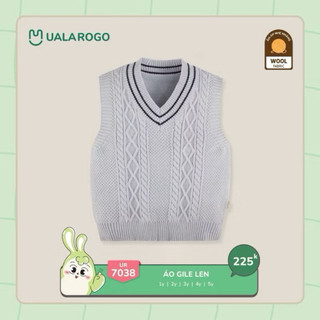 Áo gile len ualarogo sale 1-4y