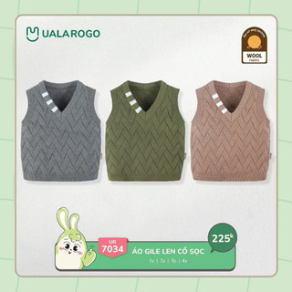 Áo gile len ualarogo sale 1-4y