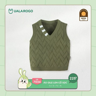 Áo gile len ualarogo sale 1-4y
