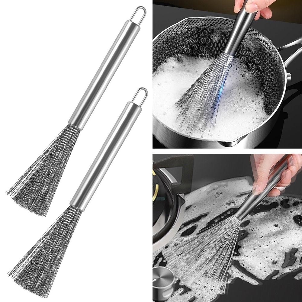 Chổi Cọ Xoong Cọ Nồi Chảo Inox 304 Đánh Bay Vết Bẩn - Rửa Chén Bát Đa ...