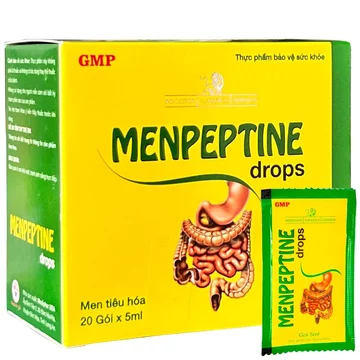 Menpeptine Drops- Bổ sung enzym tiêu hóa, hỗ trợ tăng cường tiêu hóa, giảm chứng đầy bụng, khó tiêu