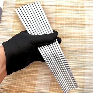 ( Phúc 316 ) Set 5 đôi 10 đôi  đũa BẠC  xám khắc chữa phúc  inox  316  loại tốt có hộp