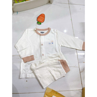 Bộ ss cài giữa bambo sz 3-6(5-7kg) sale