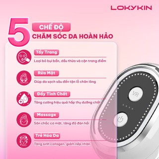 Chuột Rửa Mặt 5 Trong 1 Lokykin Chính Hãng - Trẻ Hóa Da Bằng Ánh Sáng Photon, EMS Đẩy Tinh Chất, Nâng Cơ Hiệu Quả 2025