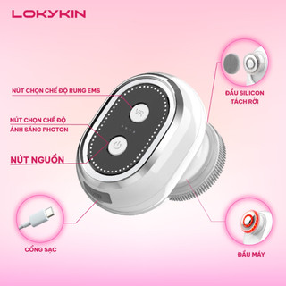 Chuột Rửa Mặt 5 Trong 1 Lokykin Chính Hãng - Trẻ Hóa Da Bằng Ánh Sáng Photon, EMS Đẩy Tinh Chất, Nâng Cơ Hiệu Quả 2025