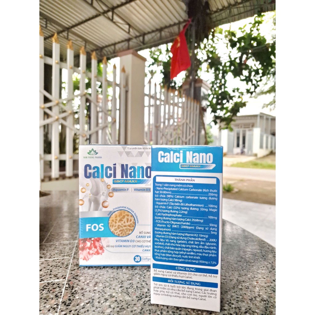 CANXI NANO, CANXI TẢO BIỂN ĐỎ, Canxi Hữu Cơ – Bổ sung canxi, giảm nguy cơ loãng xương