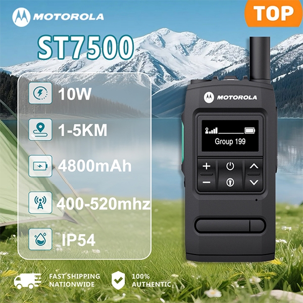 Motorola-ST7500 Bộ Đàm 4800mAh 10W 400-520Mhz IP54 Áp dụng cho Nhà hàng ...