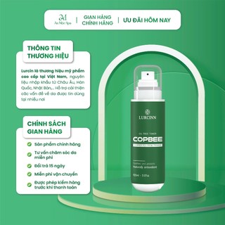Xịt Khoáng Kiềm Dầu Lurcinn Copbee 120ml – Dưỡng Ẩm, Kiểm Soát Nhờn, Se Khít Lỗ Chân Lông Cho Da Dầu