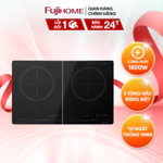 Bếp từ đôi Fujihome IC2123 -Công suất tổng 3500W -Mặt kính Kanger bền đẹp-Cảm ứng vuốt trượt dễ dùng — ảnh 1
