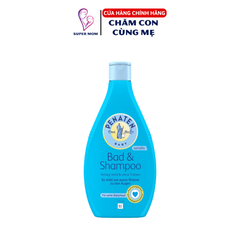 Sữa tắm gội Penaten chống cảm cúm Đức xanh dương 400ml