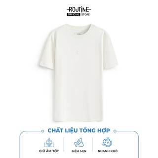 Áo Thun Tay Ngắn Nam Nhãn Trang Trí Form Fitted - Routine 10F25TSS002
