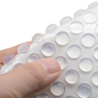 Vỉ 50 Nút Đệm Silicon Chống Va Đập - Vỉ Nút Đệm Cao Su Chống Va Đập, Giảm Chấn Cho Cửa Nhà, Cửa Tủ, Đồ Dùng Gia Đình