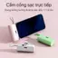 sạc dự phòng mini 5000mah Mang theo bên mình ,cáp sạc nhanh